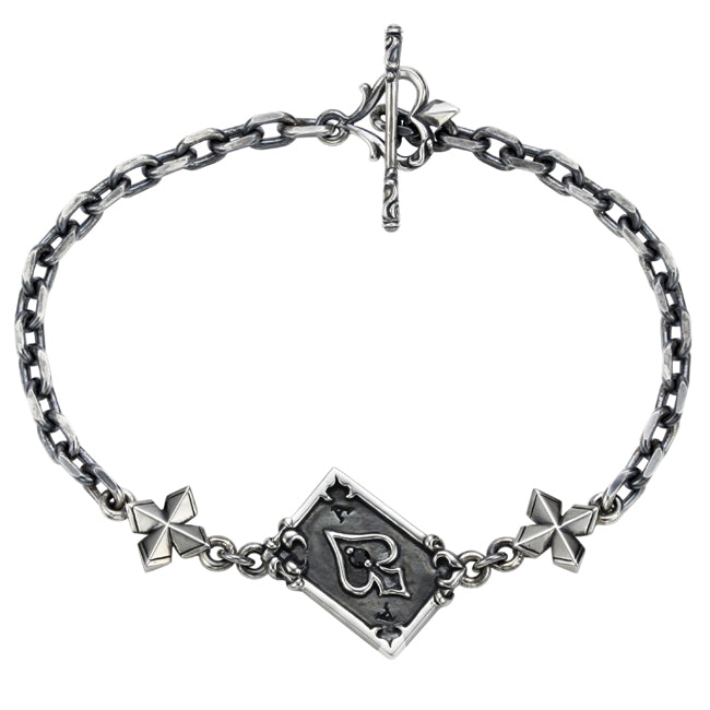 Bizarre Trump Espada Silver Bracelet SBP046