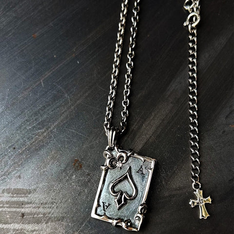 Bizarre/ビザール エスパーダトランプシルバーペンダント（チェーンセット）SNJ096