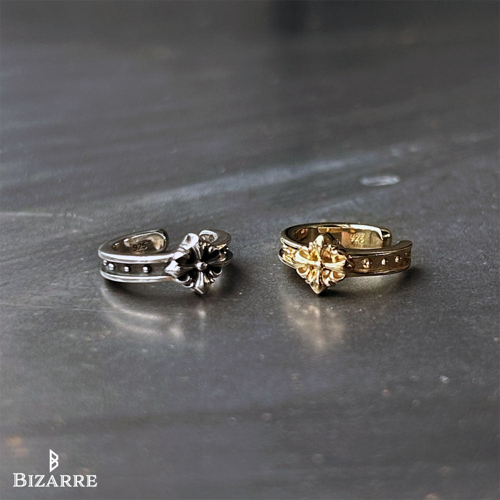 Bizarre/ビザール  カテドラルクロスシルバーイヤーカフ SEE013