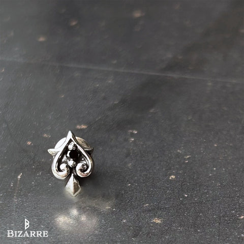 Bizarre/ビザール トランプスペードシルバーピアス(1個売り) SPJ053