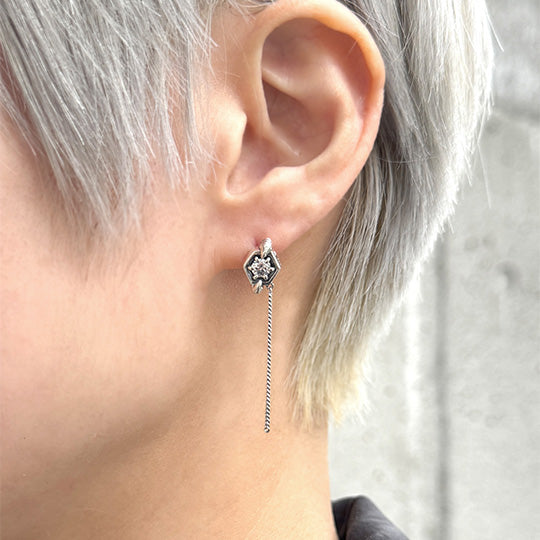 <NEW> Bizarre/ビザール インペリアルタロンロングシルバーピアス（1個売り）SPJ098