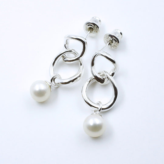 <NEW> Blanche/ブランシュ Entrelacs(アントルラ) Earrings(ペア売りです） BP026