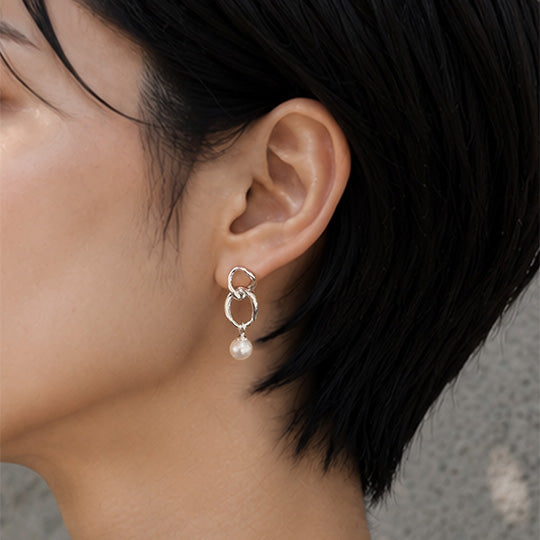 <NEW> Blanche/ブランシュ Entrelacs(アントルラ) Earrings(ペア売りです） BP026