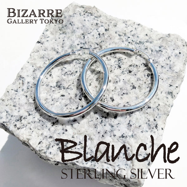 Blanche/Blanche Sagesse Lsize Hoops (sold as a pair) BP002
