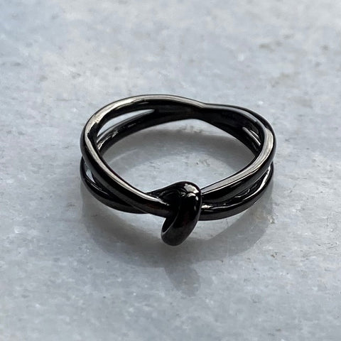 Blanche [Limited sale product] Tricot Silver Ring GBR004BK