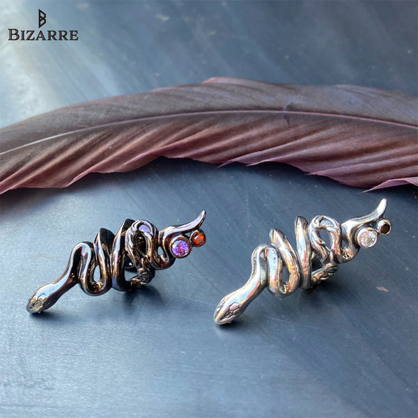 Bizarre/Bizarre Serpent Snake Silver Ear Cuff SEE008
