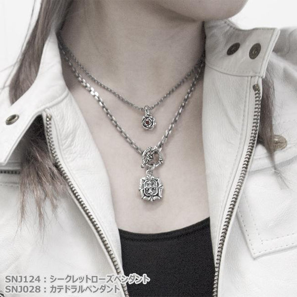 [Popularity Ranking 8th] Bizarre/Bizarre Secret Rose Rose Silver Pendant (Chain Set) SNJ124