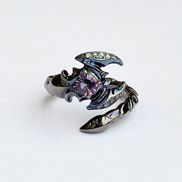 Bizarre [Hot Selling Product] Apollyon Silver Ring SRJ087