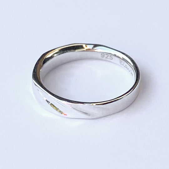 [Popularity ranking 7th]<new> Blanche/Blanche Mer (Mail) Silver Pinky Ring BR065 for little finger</new>